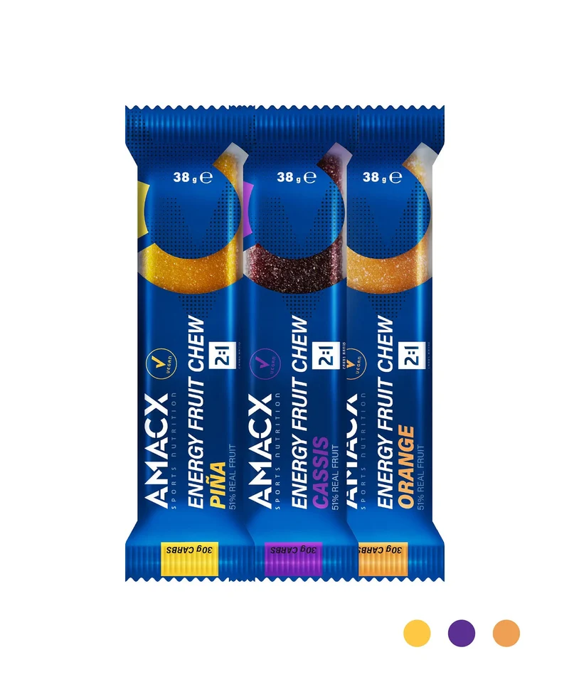 Pack 12 pâtes de fruits énergétiques AMACX