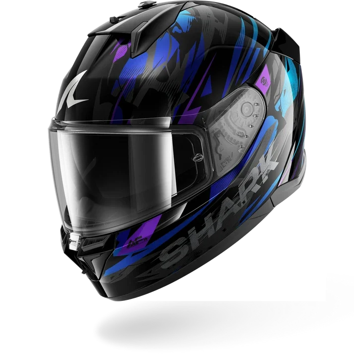 SHARK D-SKWAL 3 INKRIDER CASCO DE MOTO NEGRO CAMALEON ANTRACITA