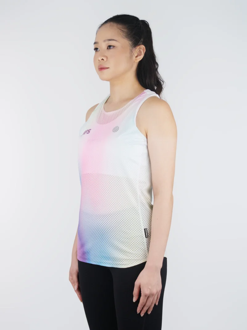Débardeur de course à pied femme Purpose Borealis Hypermesh PRO unicorn