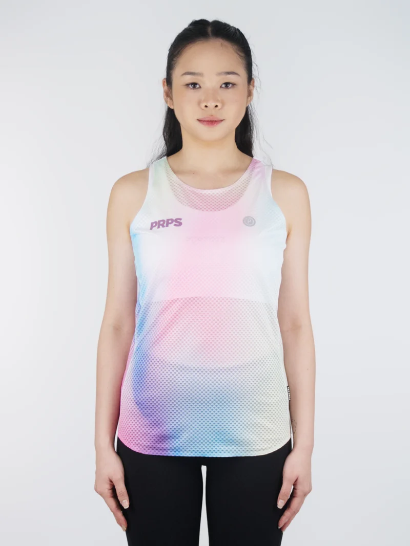 Débardeur de course à pied femme Purpose Borealis Hypermesh PRO unicorn