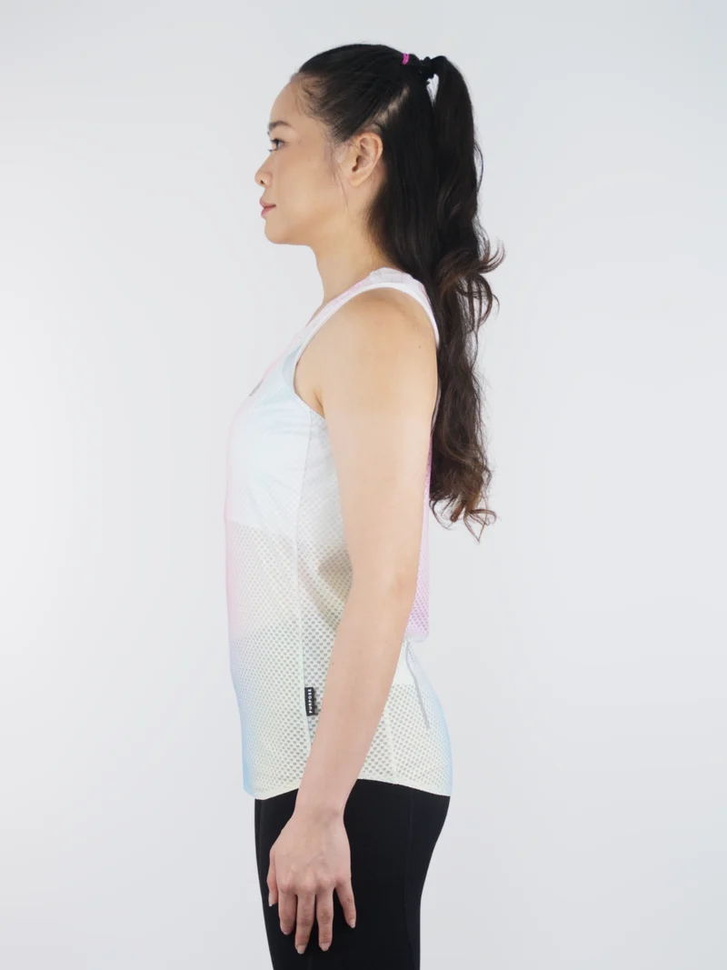 Débardeur de course à pied femme Purpose Borealis Hypermesh PRO unicorn