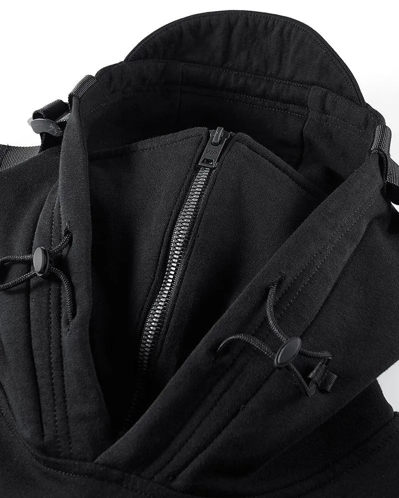 Embrace The Cold Wind Techwear Tactical Mask Hoodie