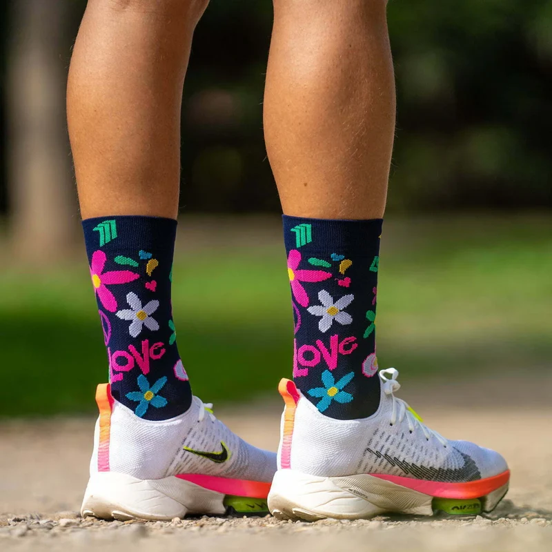 Chaussettes running SPORCKS peace and love