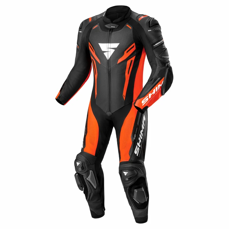 SHIMA MISSION RS MONO DE HOMBRE 1PC NEGRO ROJO