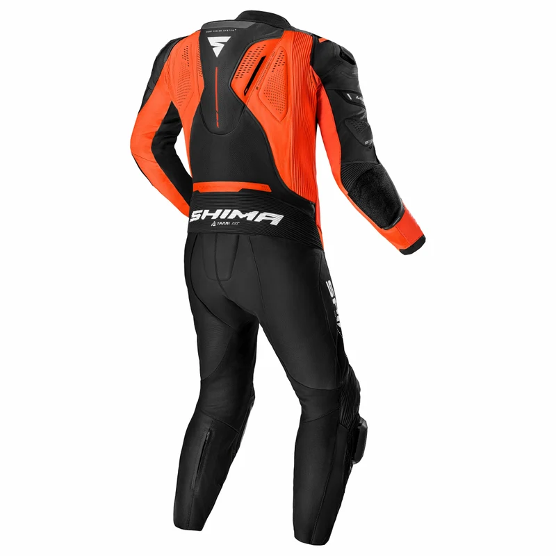 SHIMA MISSION RS MONO DE HOMBRE 1PC NEGRO ROJO