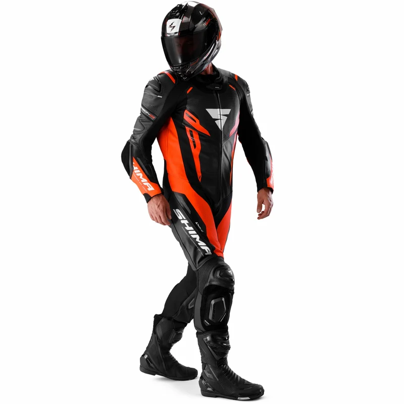 SHIMA MISSION RS MONO DE HOMBRE 1PC NEGRO ROJO