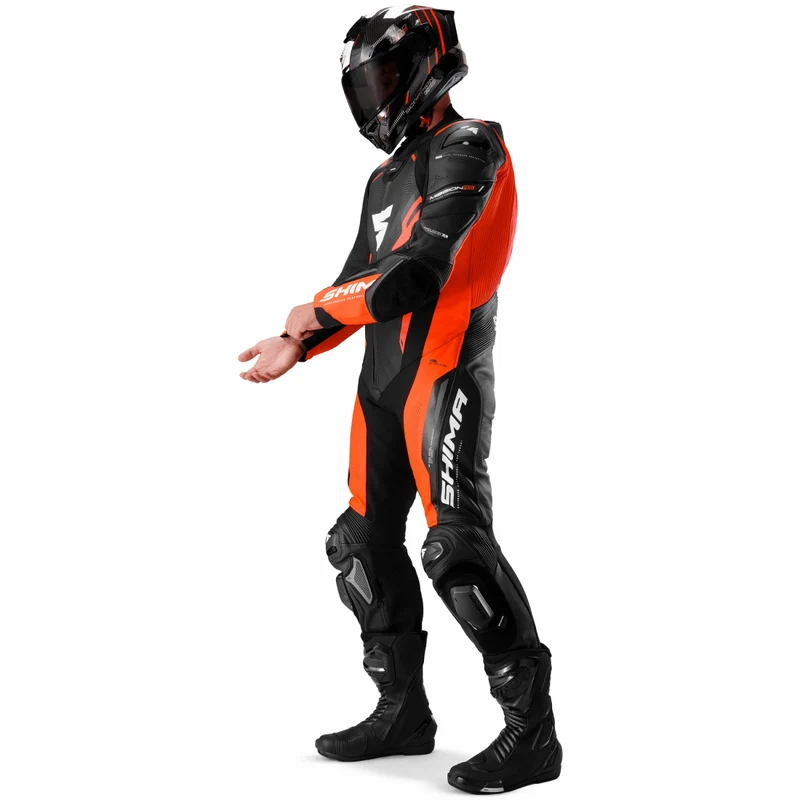 SHIMA MISSION RS MONO DE HOMBRE 1PC NEGRO ROJO