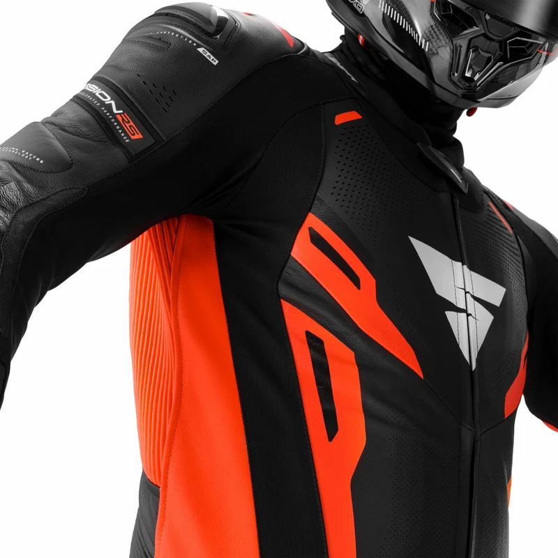 SHIMA MISSION RS MONO DE HOMBRE 1PC NEGRO ROJO