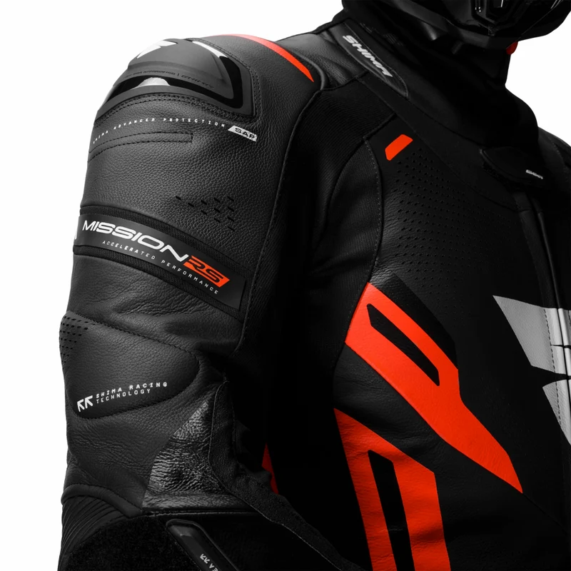 SHIMA MISSION RS MONO DE HOMBRE 1PC NEGRO ROJO