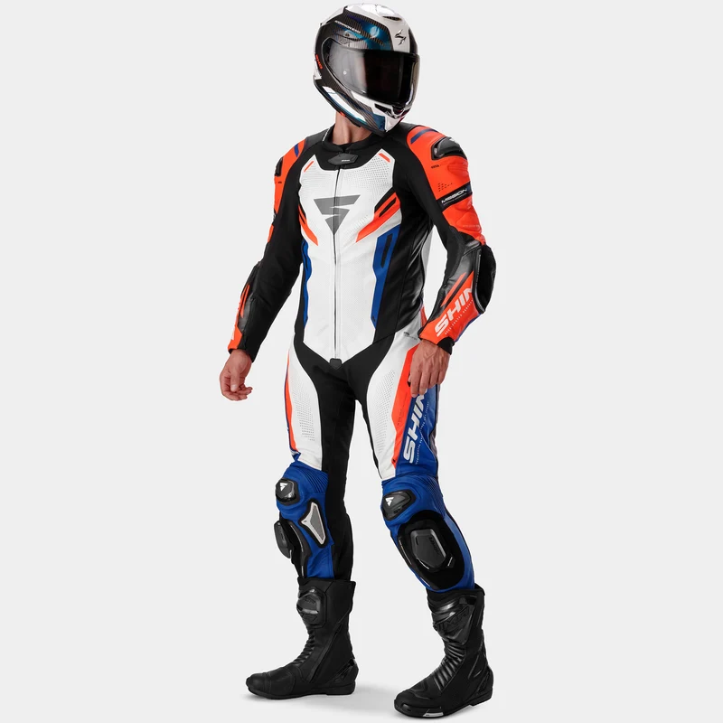 SHIMA MISSION RS MONO DE HOMBRE 1PC AZUL BLANCO ROJO