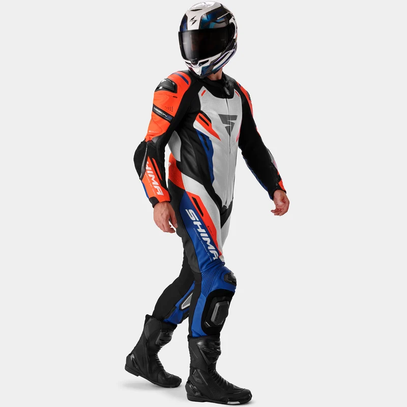 SHIMA MISSION RS MONO DE HOMBRE 1PC AZUL BLANCO ROJO