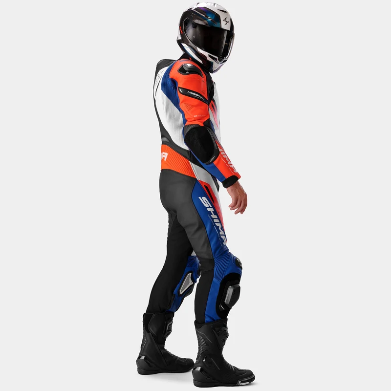 SHIMA MISSION RS MONO DE HOMBRE 1PC AZUL BLANCO ROJO