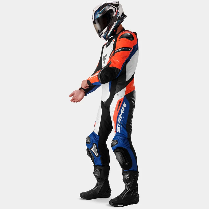 SHIMA MISSION RS MONO DE HOMBRE 1PC AZUL BLANCO ROJO