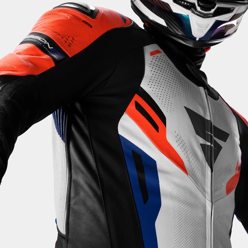 SHIMA MISSION RS MONO DE HOMBRE 1PC AZUL BLANCO ROJO