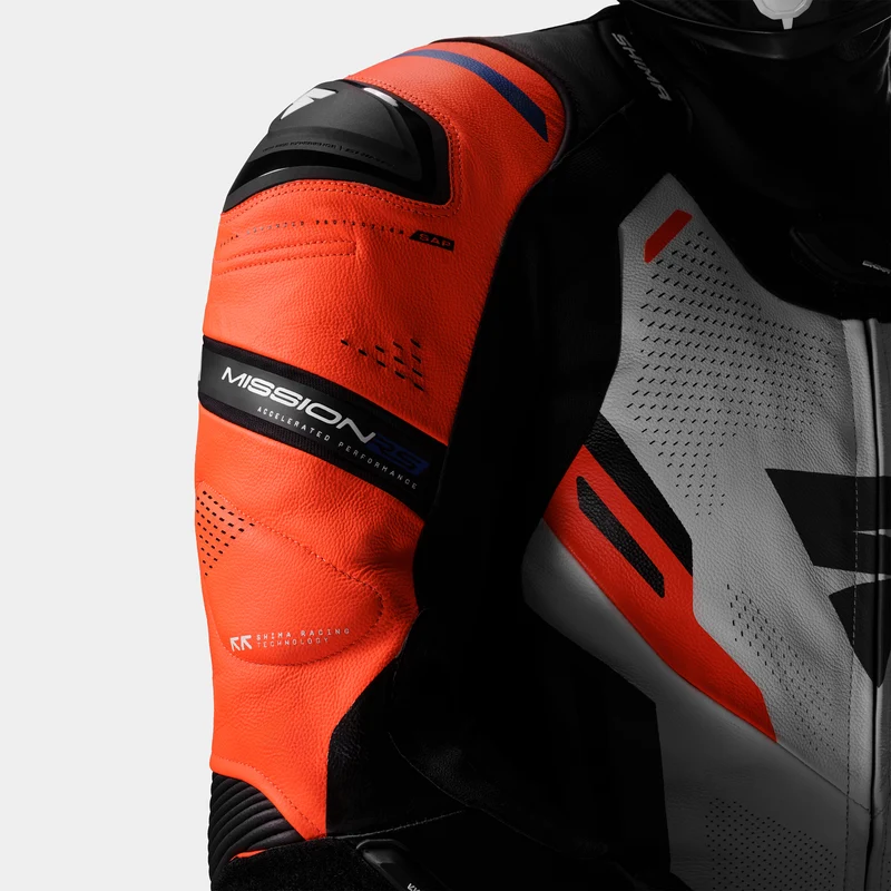 SHIMA MISSION RS MONO DE HOMBRE 1PC AZUL BLANCO ROJO
