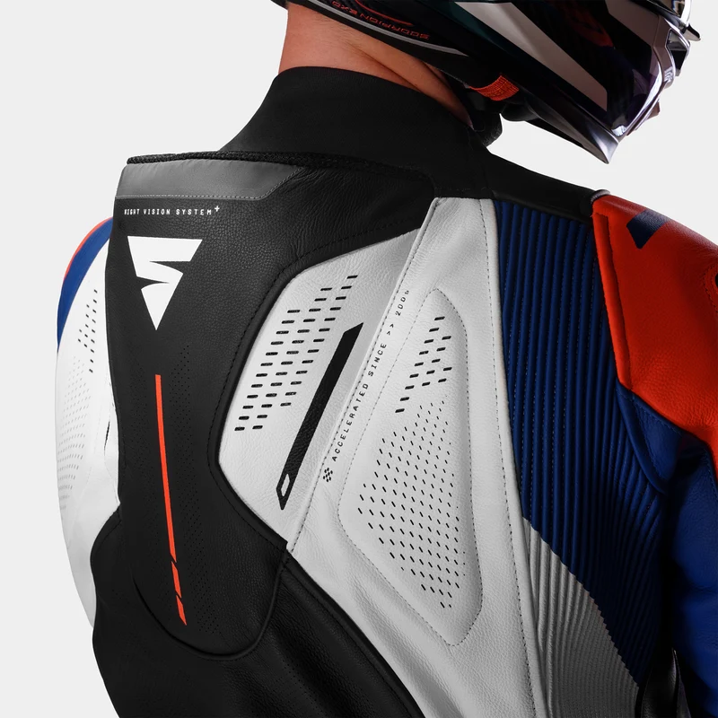 SHIMA MISSION RS MONO DE HOMBRE 1PC AZUL BLANCO ROJO