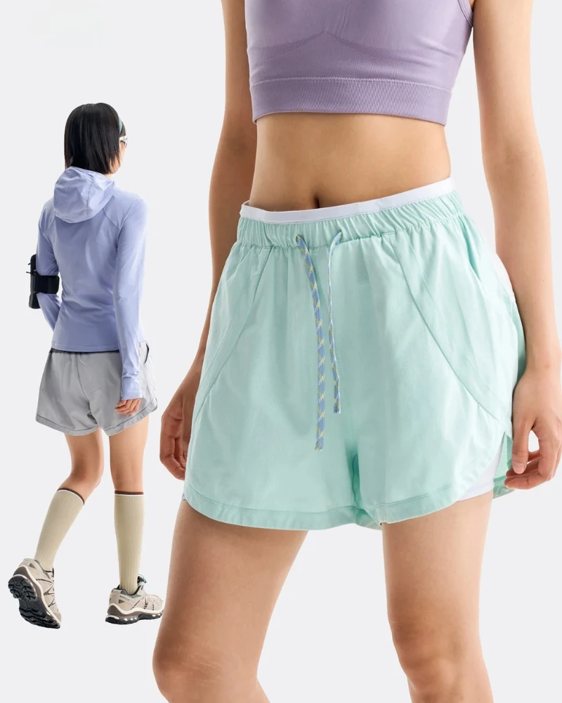 Outdoor Women Reflective Breathable Sports Hiking Shorts