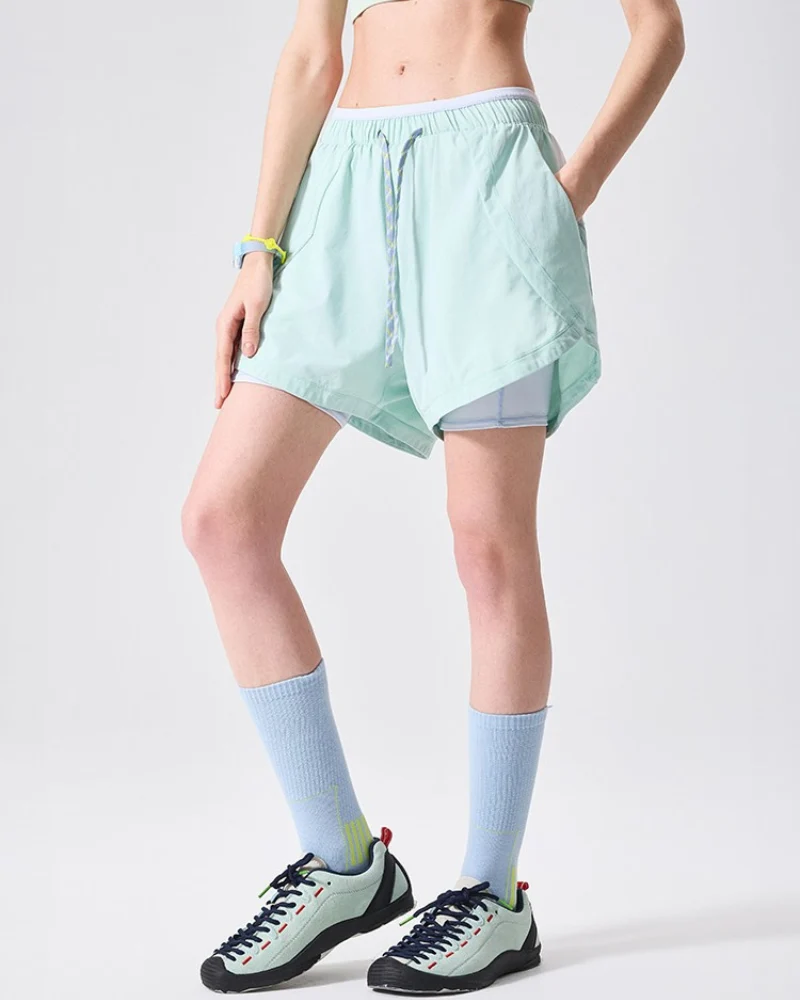 Outdoor Women Reflective Breathable Sports Hiking Shorts