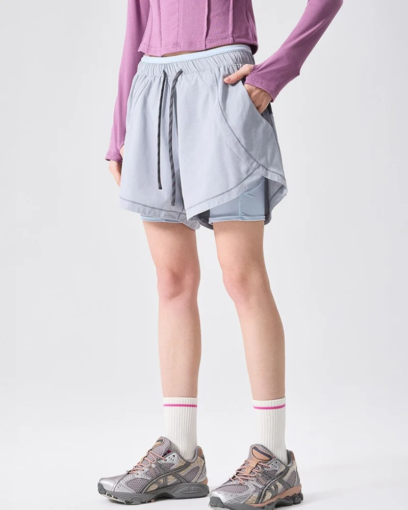 Outdoor Women Reflective Breathable Sports Hiking Shorts