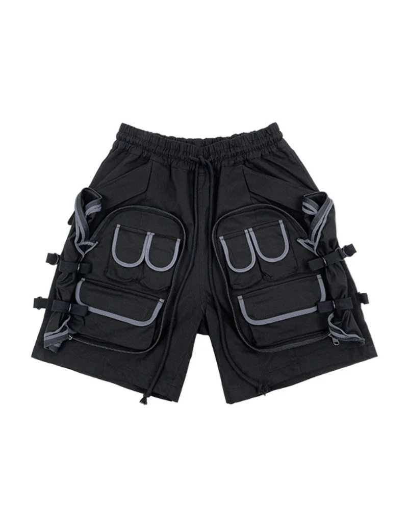 Techwear Multi-Pocket Cargo Streetwear Shorts