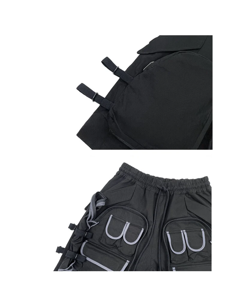 Techwear Multi-Pocket Cargo Streetwear Shorts