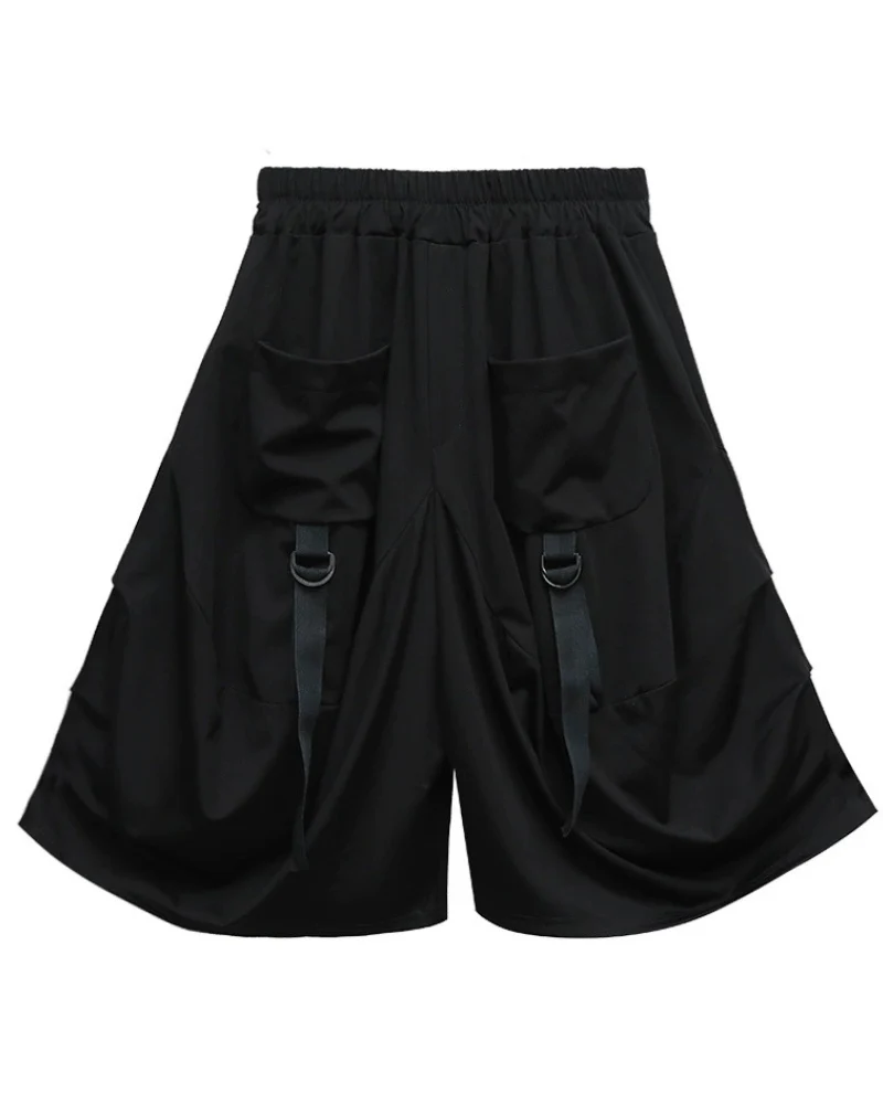 Streetwear Hip-Hop Cargo Skirt Pants