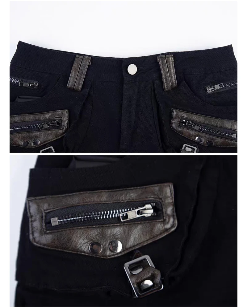 Women's Retro Raw Hem Cargo Shorts