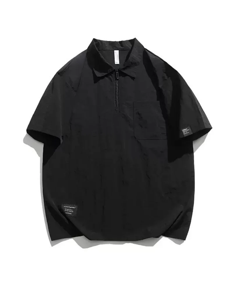 Summer Outdoor Quick-Drying Breathable Polo-Neck T-Shirt