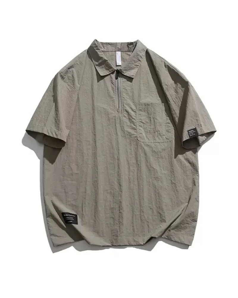 Summer Outdoor Quick-Drying Breathable Polo-Neck T-Shirt