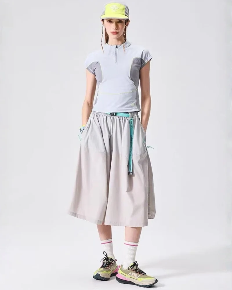Outdoor Hiking Camping Versatile Cargo Skirt Pants