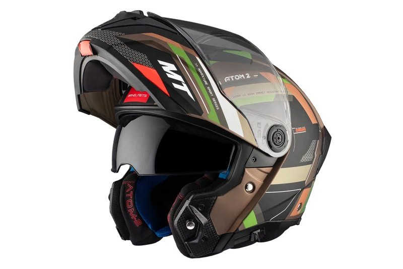 MT ATOM 2 SV BAST MODULAR CASCO DE MOTO A6 MATE