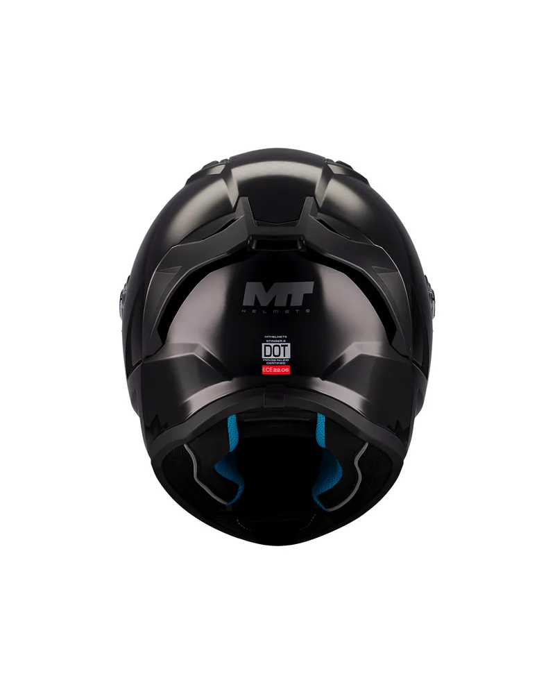 MT FF126 STINGER 2 PURE INTEGRALES CASCO DE MOTO A1 BRILLO PANTALA OSCURO