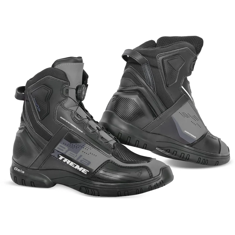 BELA EXTREME FORCE BOTAS DE MOTO NEGRO GRIS