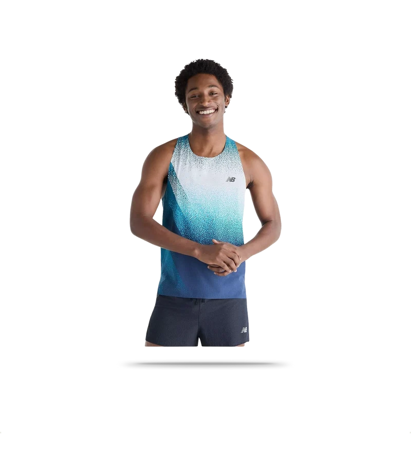 Men's Race Day Ultra Light Printed Singlet
