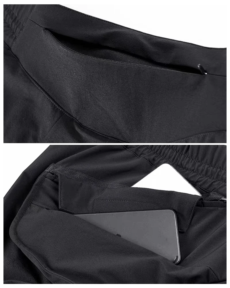 Techwear Multi-Pocket Deconstructed Cargo Shorts