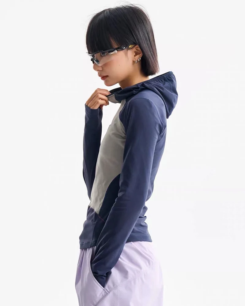 Women's Quick-Dry Hooded Sports Top