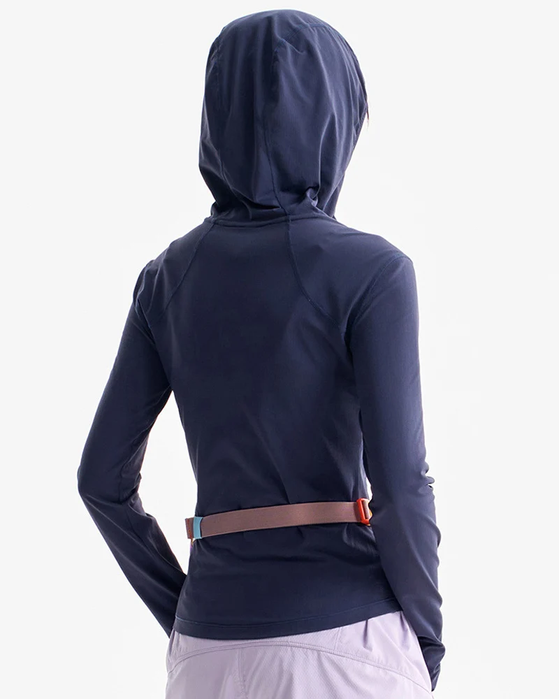 Women's Quick-Dry Hooded Sports Top