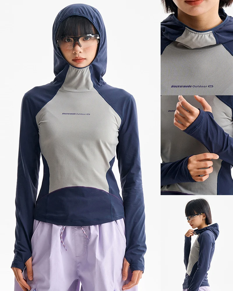 Women's Quick-Dry Hooded Sports Top