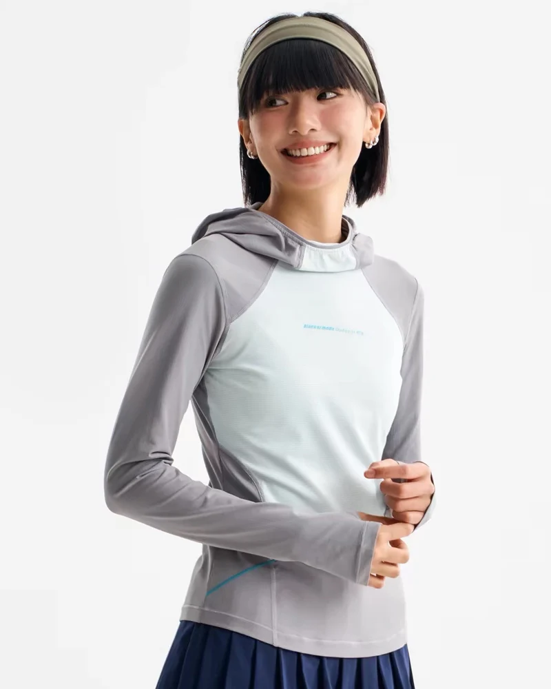 Women's Quick-Dry Hooded Sports Top