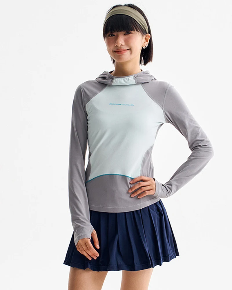 Women's Quick-Dry Hooded Sports Top
