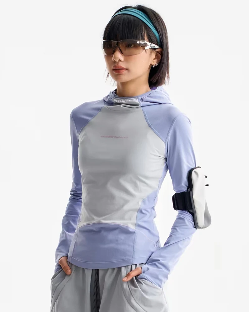 Women's Quick-Dry Hooded Sports Top