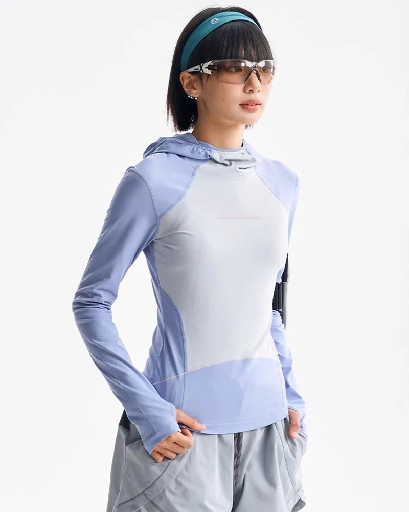 Women's Quick-Dry Hooded Sports Top