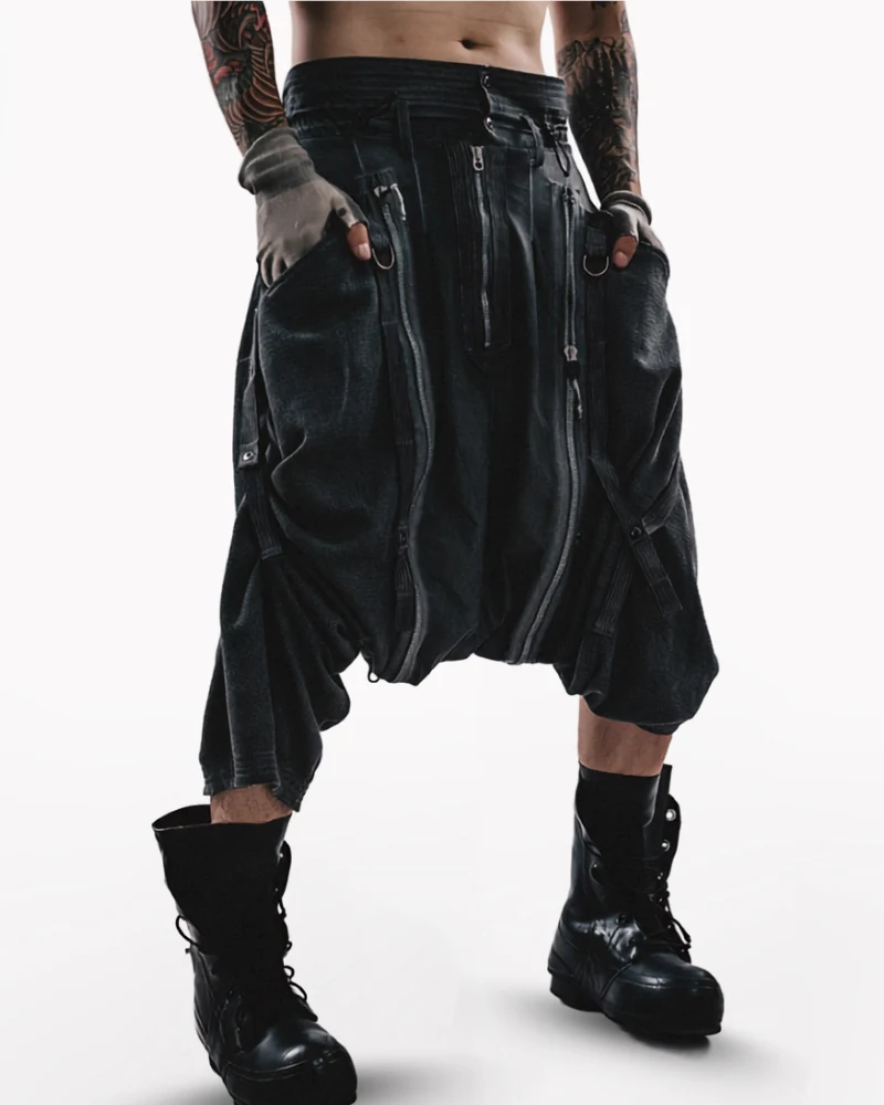 Wasteland Deconstructed Variable Style Baggy Shorts
