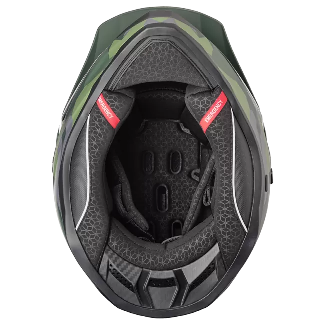 GMS ADVENTUS CASCO DE MOTO MATT NEGRO VERDE