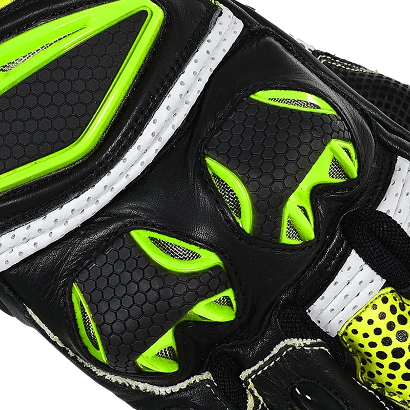 BELA EXTREME MIX KANGAROO GUANTES RACING NEGRO BLANCO AMARILLO FLOU