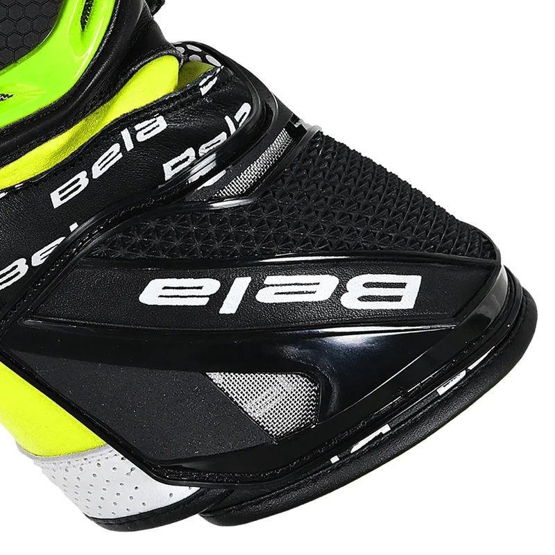BELA EXTREME MIX KANGAROO GUANTES RACING NEGRO BLANCO AMARILLO FLOU