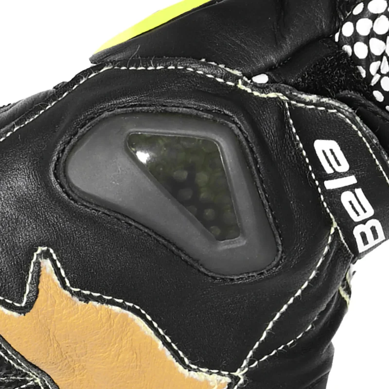 BELA EXTREME MIX KANGAROO GUANTES RACING NEGRO BLANCO AMARILLO FLOU