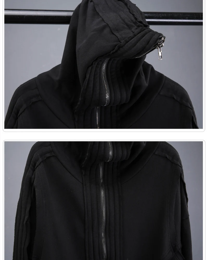 Darkwear Wasteland Distressed Full-Zip Balaclava Hoodie
