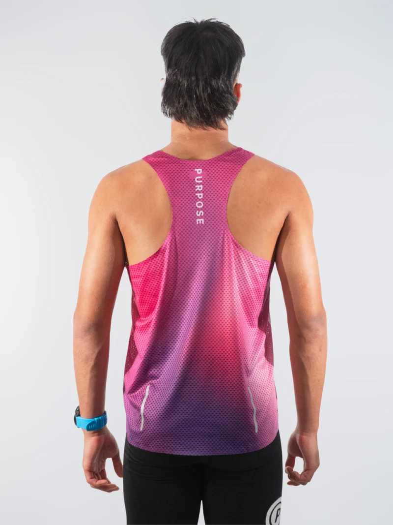 Débardeur course à pied Purpose Hypermesh PRO Plus homme rose