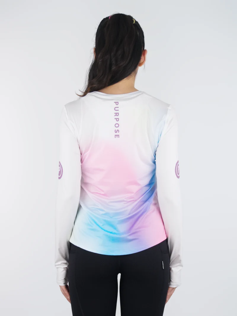 Purpose- T-shirt manche longue femme Hypermesh